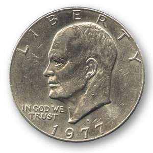 Eisenhower Dollar (Single Coin Ungimmicked) - Trick