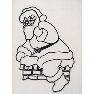 Instant Art insert (Santa in Chimney)by Ickle Pickle Magic - Trick