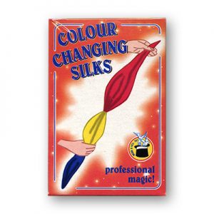 Color Changing Silks 4 color silks 12 inch (red/yellow box) by Vincenzo Di Fatta - Trick