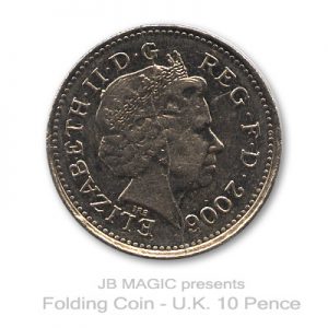 Folding Coin (UK 10 Pence, Single Cut) - Trick