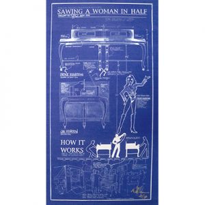 Sawing A Woman In Half Poster(12 inch  x 22 inch)in tube by Paul Osborne - Trick