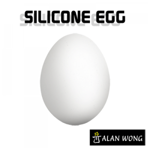 Silicone Egg (White) by Alan Wong - Trick