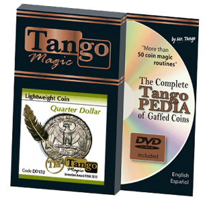Lightweight Quarter Dollar (w/DVD)(D0132) by Tango - Trick