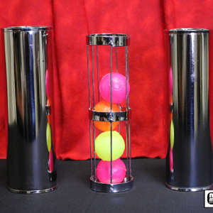 Cage and Cylinder Mystery (Brass) by Mr. Magic - Trick
