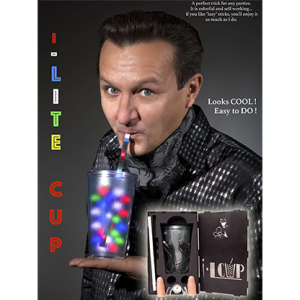 I-Lite Cup V2 (White) by Victor Voitko (Gimmick and Online Instructions) - Trick