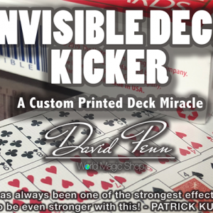 Invisible Deck Kicker (Gimmicks and Online Instructions) by David Penn - Trick