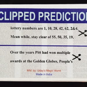 CLIPPED PREDICTION (Lotto/Golden Globe) by Uday - Trick