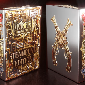 Victorian Steampunk (Silver) Playing Cards