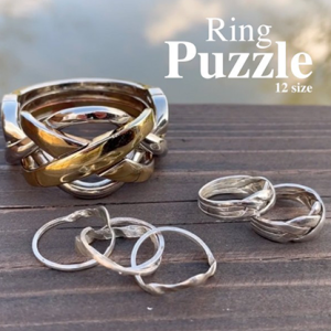Puzzle Ring Size 12 (Gimmick and Online Instructions) - Trick