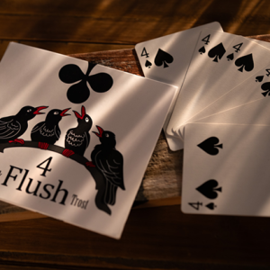 4 FLUSH Red Back by Nick Trost and Murphy's Magic - Trick