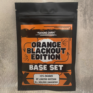 F***ing Cards (Orange Blackout Edition) by Ame Molin