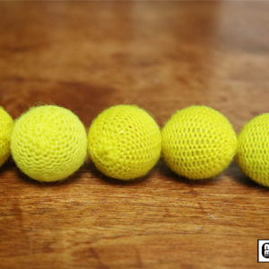 Crochet 5 Ball combo Set (1"/Yellow) by Mr. Magic