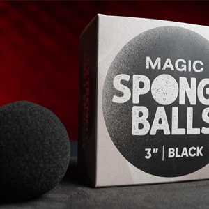 Magic Sponge Balls 4PK BLACK 3" by Murphy's Magic
