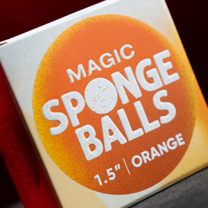 Magic Sponge Balls 4PK ORANGE 1.5" by Murphy's Magic