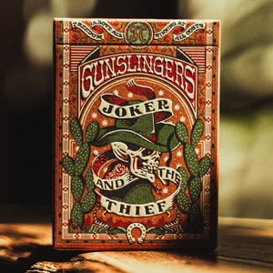 Gunslingers Poker (Red) Playing Cards