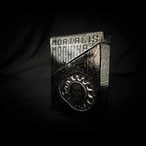 Black Metallic Foil Mortalis Machina Edition Playing Cards