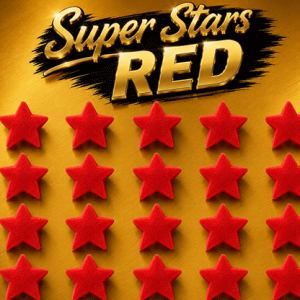 Super Stars Red (Bag of 20) Sponge