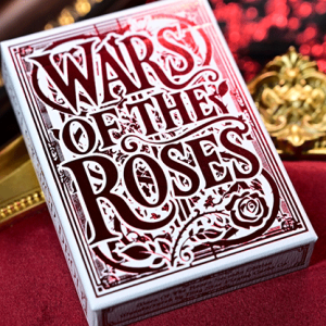 Wars of the Roses (2nd Edition Red Tuck- Gilded ) Playing Cards